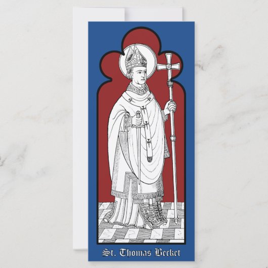 St. Thomas Becket Holding a Sword (M 033) (Voorkant)