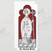 St. Thomas Becket Holding a Sword (M 033) (Voorkant / Achterkant)
