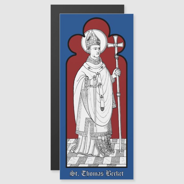 St. Thomas Becket Holding a Sword (M 033) (Voorkant / Achterkant)