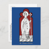 St. Thomas Becket Holding a Sword (M 033) Briefkaa Briefkaart (Voorkant / Achterkant)
