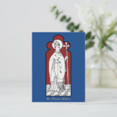 St. Thomas Becket Holding a Sword (M 033) Briefkaa Briefkaart (Staand voorkant)