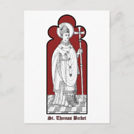 St. Thomas Becket Holding a Sword (M 033) Briefkaart