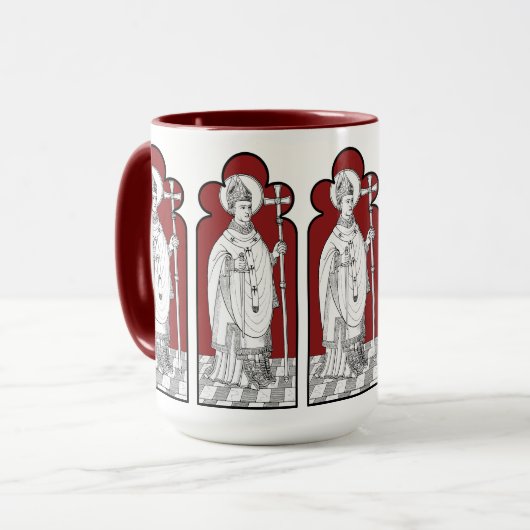 St. Thomas Becket Holding a Sword (M 033) Mok (Voorkant links)