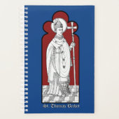St. Thomas Becket Holding a Sword (M 033) Planner (Voorkant)