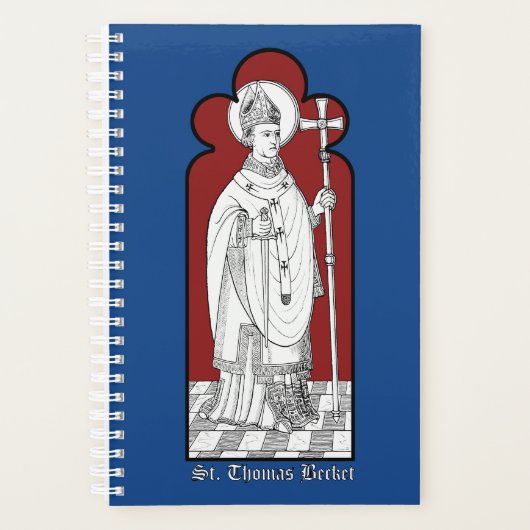 St. Thomas Becket Holding a Sword (M 033) Planner (Voorkant)