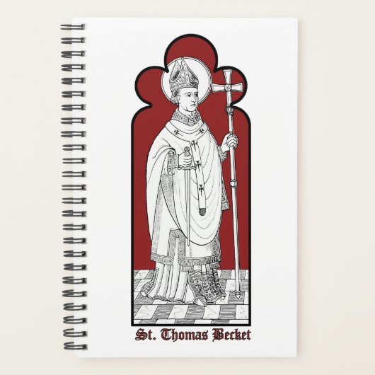 St. Thomas Becket Holding a Sword (M 033) Planner (Voorkant)