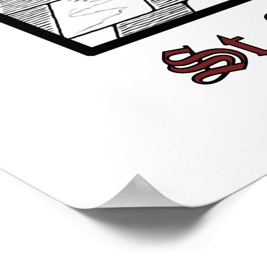 St. Thomas Becket Holding a Sword (M 033) Poster (Hoek)