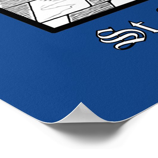 St. Thomas Becket Holding a Sword (M 033) Poster (Hoek)