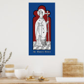 St. Thomas Becket Holding a Sword (M 033) Poster (Keuken)