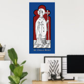 St. Thomas Becket Holding a Sword (M 033) Poster (Thuiskantoor)