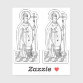 St. Thomas Becket Holding a Sword (M 033) Sticker (Vel)