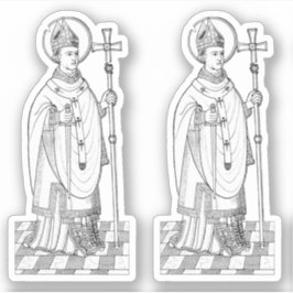 St. Thomas Becket Holding a Sword (M 033) Sticker