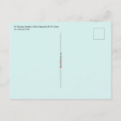 St. Thomas Becket in Red Chasuble (K 34) Briefkaart (Achterkant)