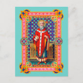 St. Thomas Becket in Red Chasuble (K 34) Briefkaart (Voorkant)