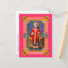 St. Thomas Becket in Red Chasuble (K 34) Briefkaart