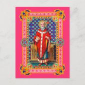 St. Thomas Becket in Red Chasuble (K 34) Briefkaart (Voorkant)