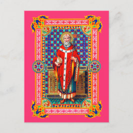 St. Thomas Becket in Red Chasuble (K 34) Briefkaart