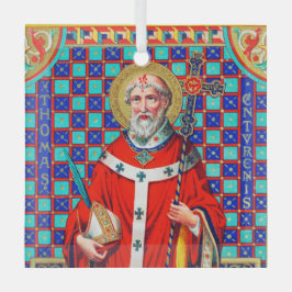 St. Thomas Becket in Red Chasuble (K 34) Glas Ornament