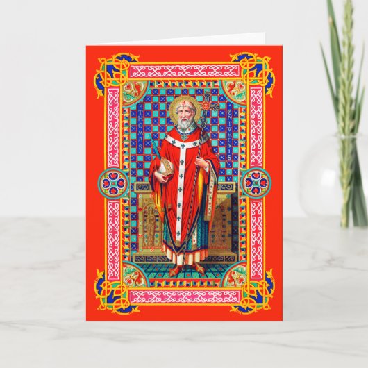 St. Thomas Becket in Red Chasuble (K 34) Kaart (Voorkant)