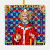St. Thomas Becket in Red Chasuble (K 34) Keramisch Ornament (Voorkant)