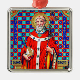 St. Thomas Becket in Red Chasuble (K 34) Metalen Ornament