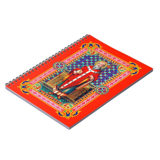 St. Thomas Becket in Red Chasuble (K 34) Notitieboek (Linkerzijde)