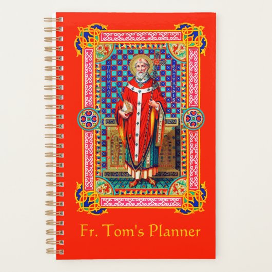 St. Thomas Becket in Red Chasuble (K 34) Planner (Voorkant)