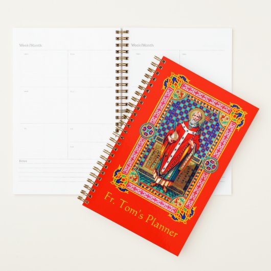 St. Thomas Becket in Red Chasuble (K 34) Planner (Display)