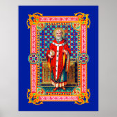 St. Thomas Becket in Red Chasuble (K 34) Poster (Voorkant)