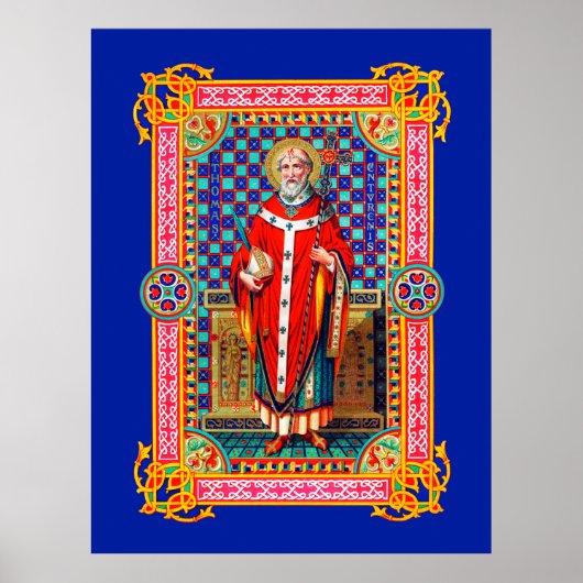 St. Thomas Becket in Red Chasuble (K 34) Poster (Voorkant)