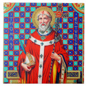 St. Thomas Becket in Red Chasuble (K 34) Tegeltje (Voorkant)