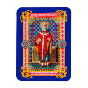 St. Thomas Becket in rode kazuifel (K 34) Magneet