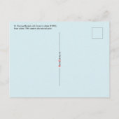 St. Thomas Becket met zwaard in Miter (P 005) Briefkaart (Achterkant)