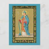 St. Thomas Becket met zwaard in Miter (P 005) Briefkaart (Voorkant)