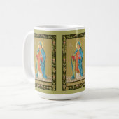 St. Thomas Becket met zwaard in Miter (P 005) Koffiemok (Voorkant links)