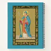 St. Thomas Becket met zwaard in Miter (P 005) Notitieboek (Achterkant)