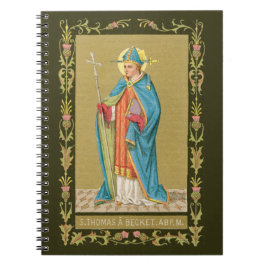 St. Thomas Becket met zwaard in Miter (P 005) Notitieboek