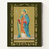 St. Thomas Becket met zwaard in Miter (P 005) Notitieboek (Achterkant)