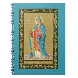 St. Thomas Becket met zwaard in Miter (P 005) Notitieboek
