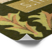 St. Thomas Becket met zwaard in Miter (P 005) Poster (Hoek)