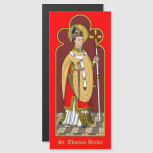 St. Thomas Becket met zwaard (M 033; gekleurd)