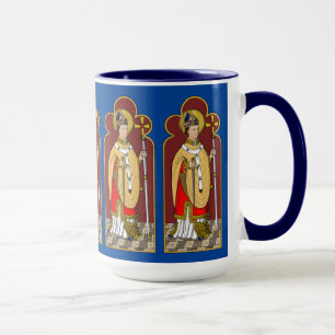 St. Thomas Becket met zwaard (M 033; gekleurd) Mok
