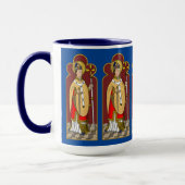 St. Thomas Becket met zwaard (M 033; gekleurd) Mok (Links)