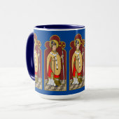 St. Thomas Becket met zwaard (M 033; gekleurd) Mok (Voorkant links)