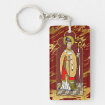 St. Thomas Becket met zwaard (M 033; gekleurd)