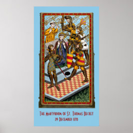 St. Thomas Becket's Martyrdom (M 031) Poster