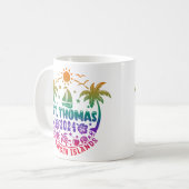 St. Thomas Bliss: Tropische Maagdeneilanden Koffiemok (Voorkant links)