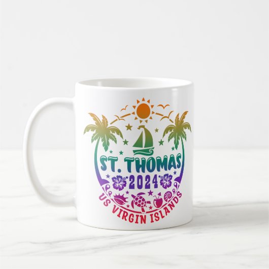 St. Thomas Bliss: Tropische Maagdeneilanden Koffiemok (Links)