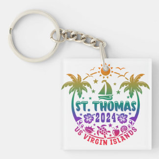 St. Thomas Bliss: Tropische Maagdeneilanden Sleutelhanger