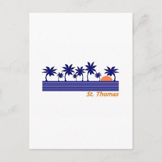 St. Thomas Briefkaart (Voorkant)